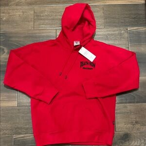 Crooks & Castles Red Death Row Records Hooded Sweatshirt